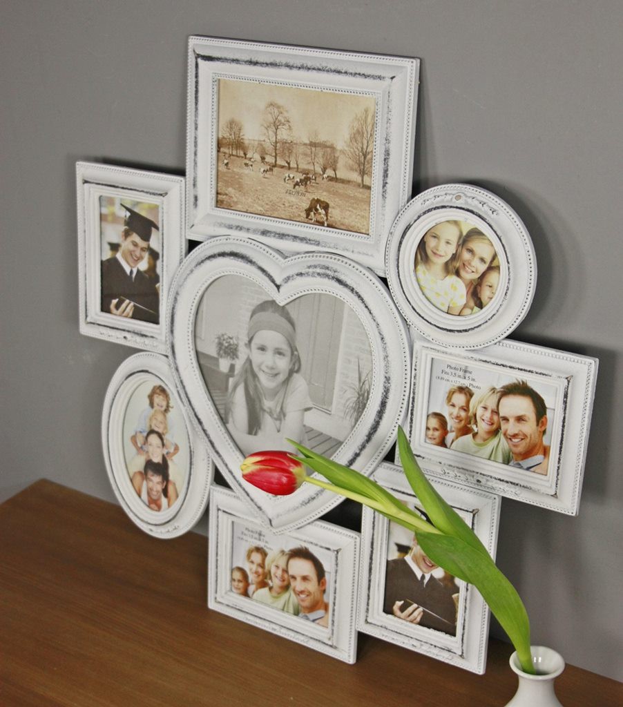 Bilderrahmen holz weiss shabby